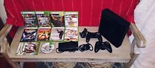 LOT XBOX 360 SLIM CONSOLE WITH GAMES AND MORE. LOOK!!!