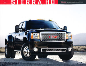 2014 GMC Sierra HD truck 30-page Original Car Dealer Sales Brochure Catalog
