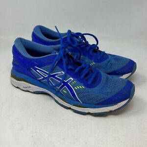 Asics womens Gel Kayano 24 (2A) running shoes blue size US 11