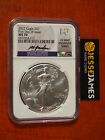 2022 SILVER EAGLE NGC MS70 MICHAEL GAUDIOSO SIGNED FIRST DAY OF ISSUE ENGRAVER