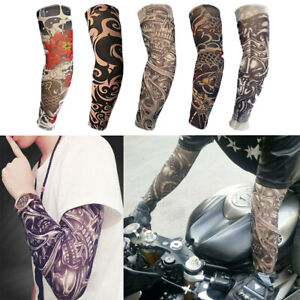 5-Pcs Tattoo Cooling Arm Sleeves Cover Basketball Golf Sport UV Sun Protection