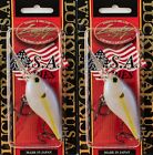 (LOT OF 2) LUCKY CRAFT LC 2.0XD CRANKBAIT 3/5OZ LC2.0XD-250 CHART SHAD E7261