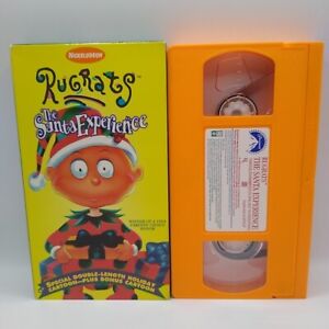 Rugrats - The Santa Experience (VHS, 1996) Nickelodeon Holiday Christmas Orange