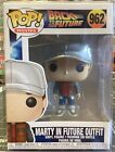 Funko Pop! Back to the Future Marty In Future Outfit #962 w/ Protector
