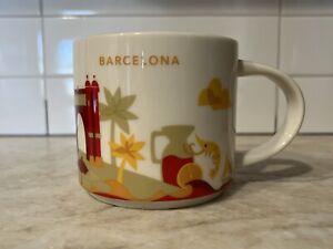New Starbucks Barcelona, SPAIN - You Are Here Collection Coffee Mug 14oz