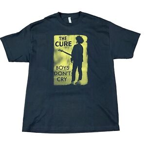 The Cure Boy's Don't Cry Graphic Tee Shirt Men's Size XL 80's New Wave NEW