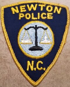 NC Newton North Carolina Police Shoulder Patch