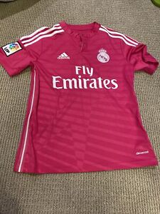 REAL MADRID! 2014-15! shirt trikot maglia Jersey- Kids Size L