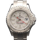 Rolex Yacht Master Lady Stainless Steel Watch Platinum Dial & Bezel 29mm 169622