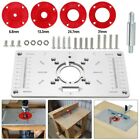 Aluminum Router Table Insert Plate Wood Tools Milling Trim Woodworking Table Top