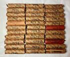 Lot of 33 Solid Date Rolls 1940’s & 1950’s Lincoln Head Wheat Cents – No Reserve