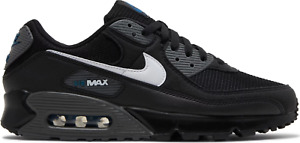 New NIKE AIR MAX 90 Men's Casual Shoes BLACK WHITE MARINA IRON GREY US SZS 7-14