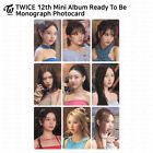TWICE 12th Mini Album Ready To Be MONOGRAPH Photocard KPOP K-POP
