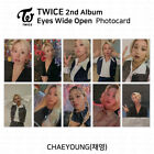 TWICE 2nd Album Eyes Wide Open Official Photocard Photo Card Chaeyoung KPOP