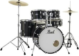 Pearl Roadshow 5-Piece Complete Drum Set with Cymbals - 20