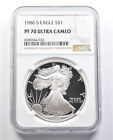 PF70 UCAM 1986-S American Silver Eagle NGC *0578