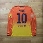 FC Barcelona Messi 2012 13 away longsleeve La Liga jersey size L
