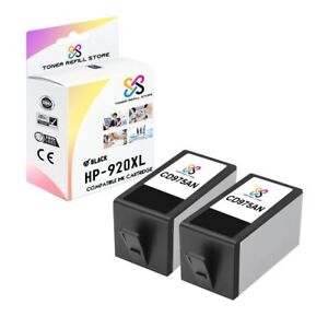2PK TRS 920XL Black HY Compatible for HP OfficeJet 6000 6500 6500a Ink Cartridge