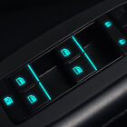 Universal Blue Luminous Car Interior Window Door Switch Sticker Car Accessories (For: Honda Accord Coupe)