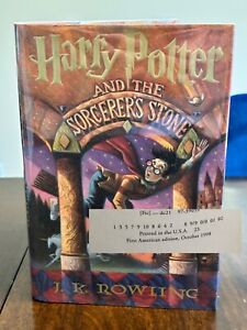 Harry Potter and the Sorcerer's Stone by JK Rowling 1998 DJ First Edition $16.95