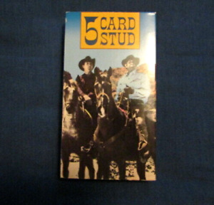 New ListingFive Card Stud Movie VHS Tape Western Dean Martin Robert Mitchum