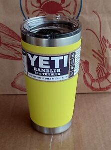 New YETI 20 oz Rambler Tumbler with Magslider Lid Chartreuse Free Shipping