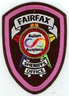 New ListingVIRGINIA VA FAIRFAX COUNTY SHERIFF PINK BREAST CANCER NICE SHOULDER PATCH POLICE