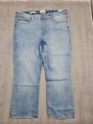 Universal Thread Women’s High-rise Ankle Bootcut Stretch Leg Jeans Size 16 Blue