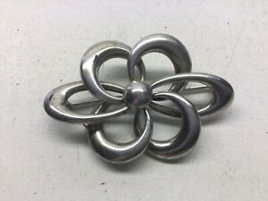 Vintage WRE William E Richards Sterling Silver Atomic Pin Brooch