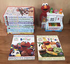 Elmo's World Lot of 10 DVD's, 2 Board Books & Play and Pop Piano!