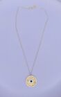Gabi Rielle Evil Eye Crystal Pendant Dainty Gold Chain Necklace