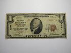 $10 1929 Lakewood New Jersey NJ National Currency Bank Note Bill Ch. #7291 RARE