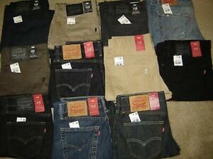 Levis 511 Mens Jeans Straight/Skinny Many Colors Fit Blue Green Black Gray ~NEW!