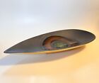 German Pottery MCM Teardrop Dish 263 40 Mid Century 1960's Abstract Footed 16