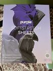 New ListingPURPLE SoftStretch Sheet Set Color:Stormy Grey Queen New