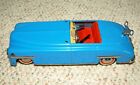 Distler D-3200 Convertible Tin Wind-Up Toy Car - US Germany - Working with Key!