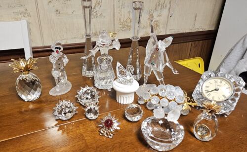 New ListingLarge Lot of Swarovski Crystal Figurines