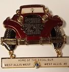 Lions Club Pin Home Of The Excalibur Car West Allis West Wisconsin Rare Large