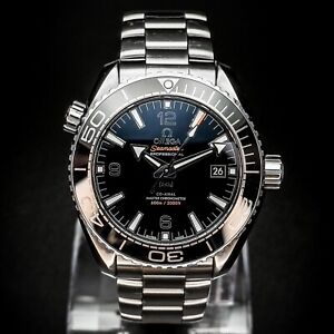 OMEGA Seamaster Planet Ocean Chronometer Men's Black Watch - 215.30.44.21.01.001