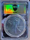 Ultra Breaks Made in the USA 2023 PCGS MS70 Silver Eagle Gold Rush Label 1/ 200