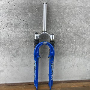 Vintage Manitou Answer SX Fork Blue 1 1/8 Threadless 26 210mm 8 in Steerer PARTS