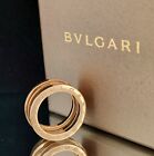 BVLGARI B.Zero 1 - 750 18k Pink Gold Ring Size 53 US Size 6.5 - w/Papers, Boxes