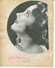 BETTY BRONSON & ANDY CLYDE Signed Vintage 8x10 Album Page w/Photo Peter Pan JSA