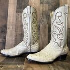 Panhandle Slim Vintage Full Quill Ostrich Cowboy Boots Mens 12 D