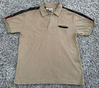 Vintage Kennington Large Brown Pocket Polo Shirt VTG