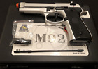 Double Bell M92 Gas Blowback Airsoft Pistol (Color: Silver / Green Gas)