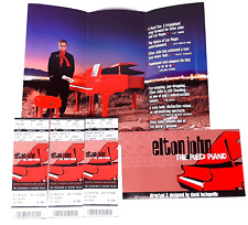 Red Piano Elton John 3 Concert Tickets & Brochure Colosseum Caesars Palace Vegas