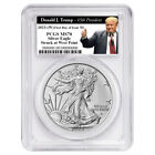 2023 (W) $1 American Silver Eagle PCGS MS70 FDOI Trump 45th President Label