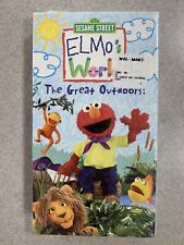 Sesame Street Elmo's World The Great Outdoors VHS (2003 Sony Wonder) New! Sealed