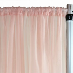 Your Chair Covers - Voile Sheer Drape, Bridal Curtain Backdrop for Wedding
